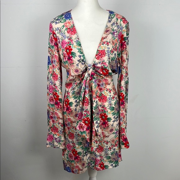 NWT FAVORITE DAUGHTER- THE BARELY HOLDING IT TOGETHER MINI DRESS - Picture 2 of 7